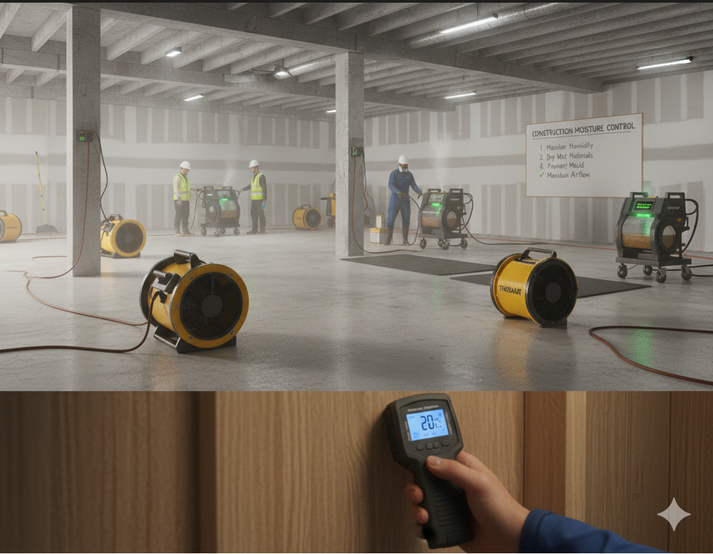 Construction site moisture control equipment – Thorair