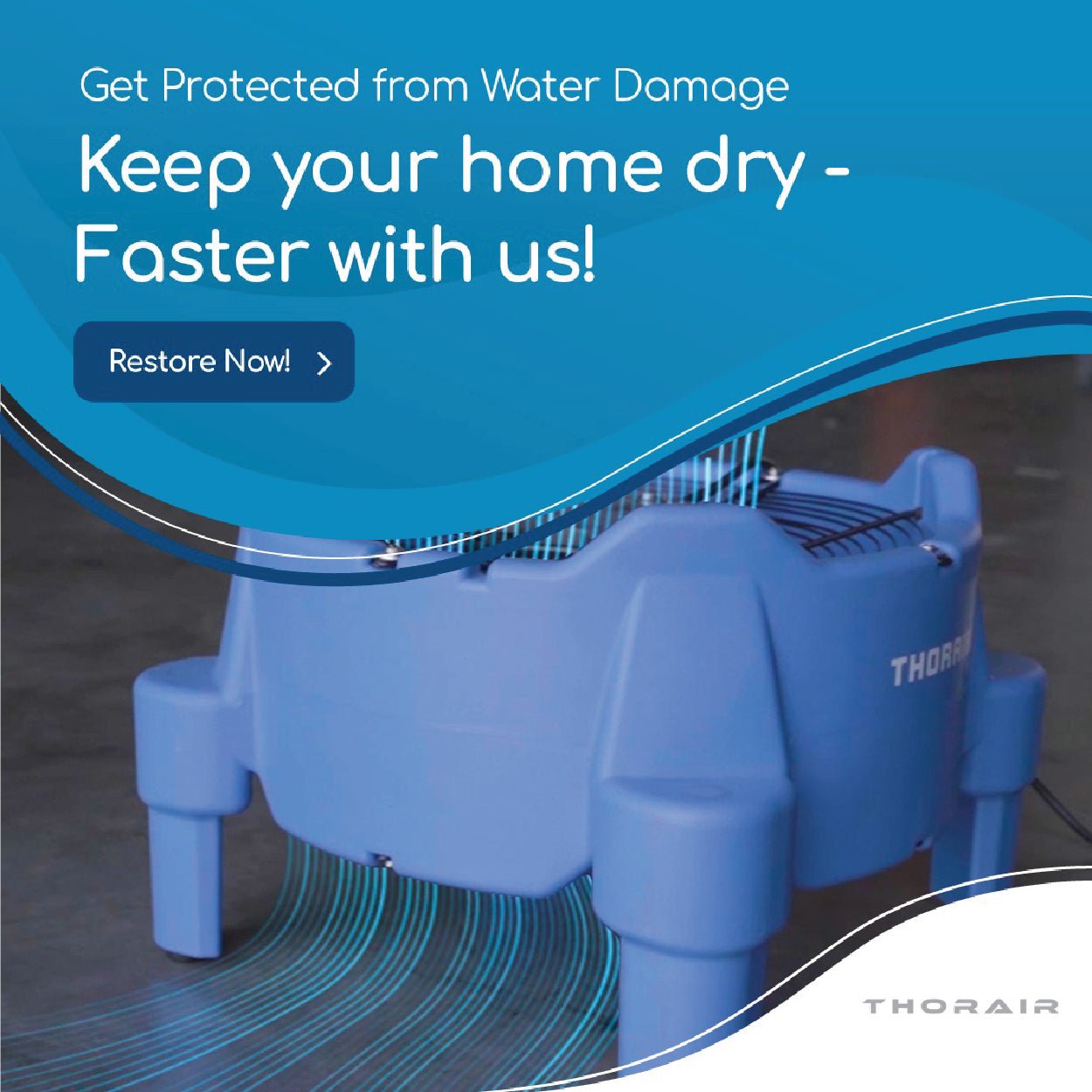 Water Damage Restoration Equipment by Thorair: Efficient Solutions for Swift Recovery - Thorair