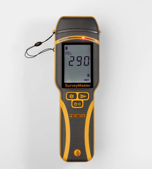 Thorair PROTIMETER SurveyMaster moisture meter with digital display and yellow black casing