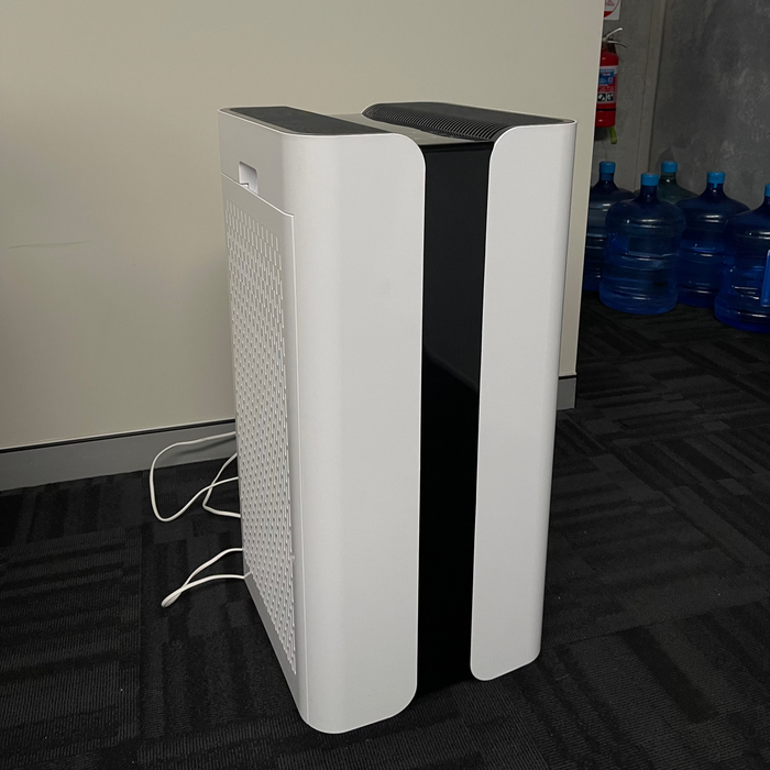 THORAIR air purifier in white color, designed for effective air quality improvement in any space