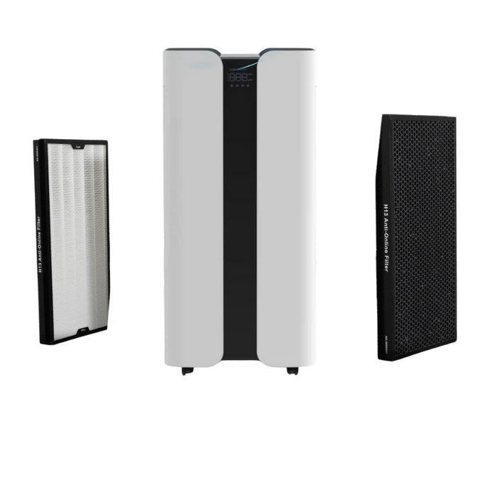 THORAIR air purifier with three detachable filters designed for effective air cleaning and restoration