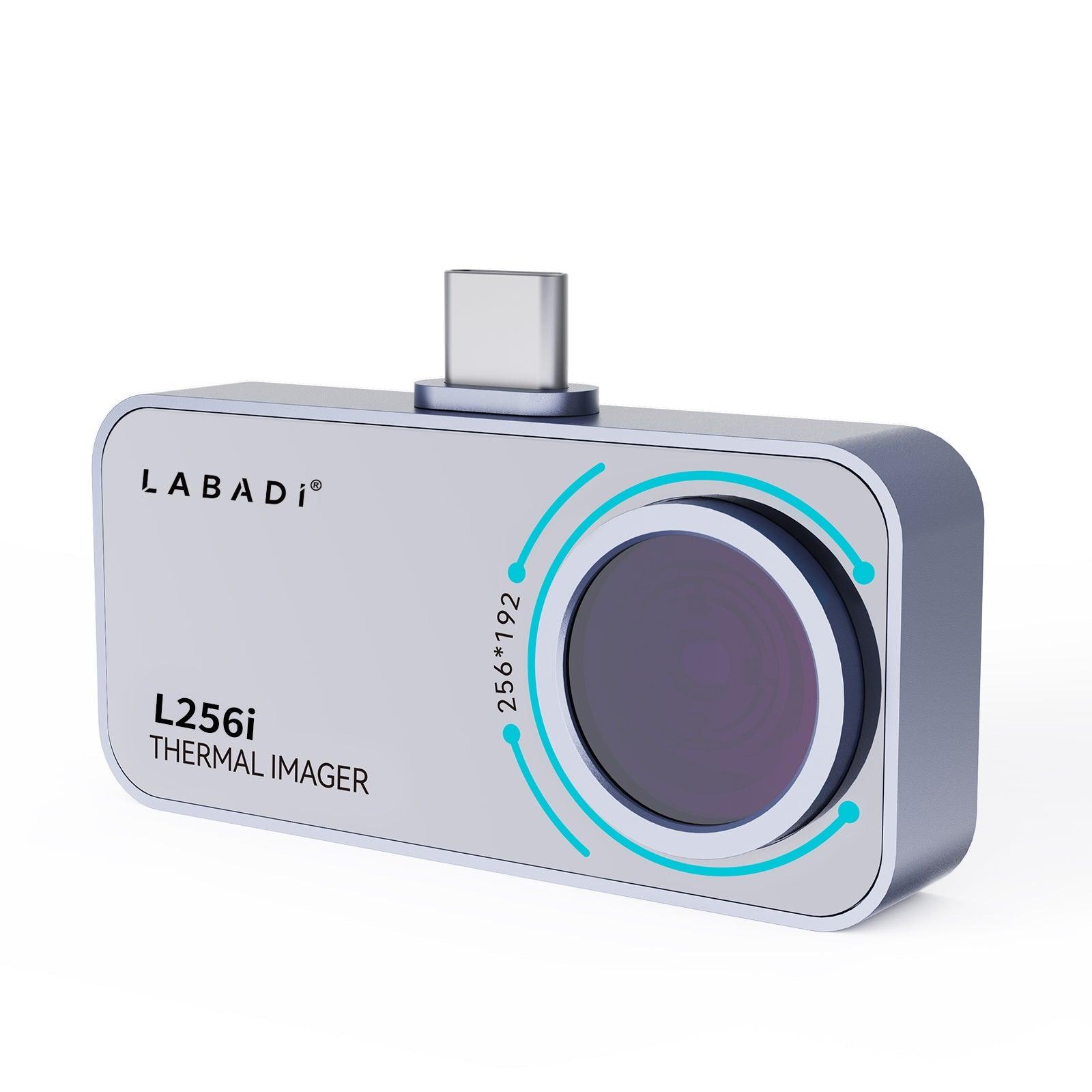 Labadi L256i thermal imager with USB Type-C connector for portable temperature detection