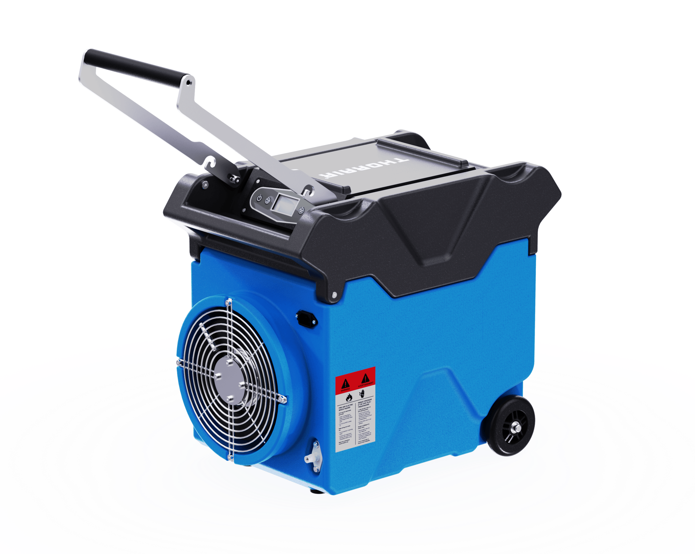 Thorair 50L dehumidifier with portable design and built-in handle for easy transport