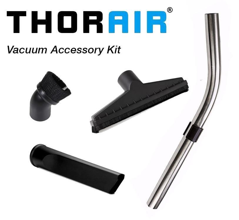 Thorair Vacuum Accessory Kit for water damage restoration with multiple vacuum attachments