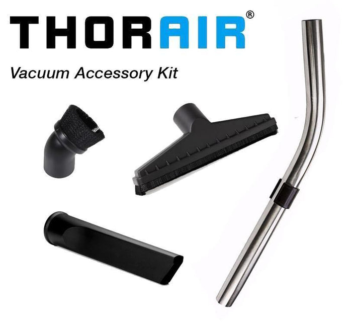 Thorair Vacuum Accessory Kit for water damage restoration with multiple vacuum attachments