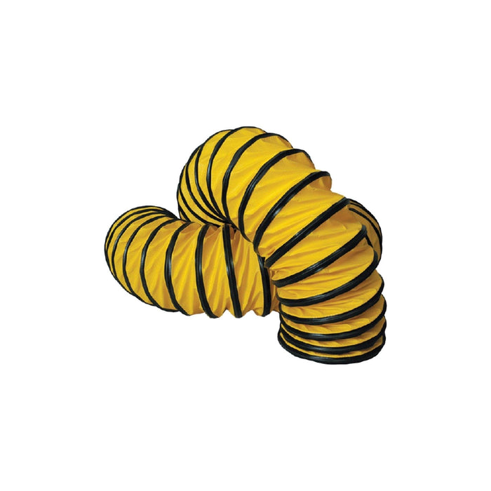 Thorair yellow flexible ventilation duct for water damage restoration and air circulation