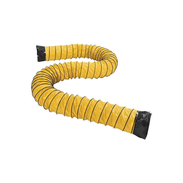 Thorair yellow flexible ventilation duct hose for water damage restoration and drying